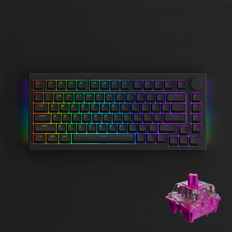 Teclado Mecánico Akko 5075S Black Stiutech